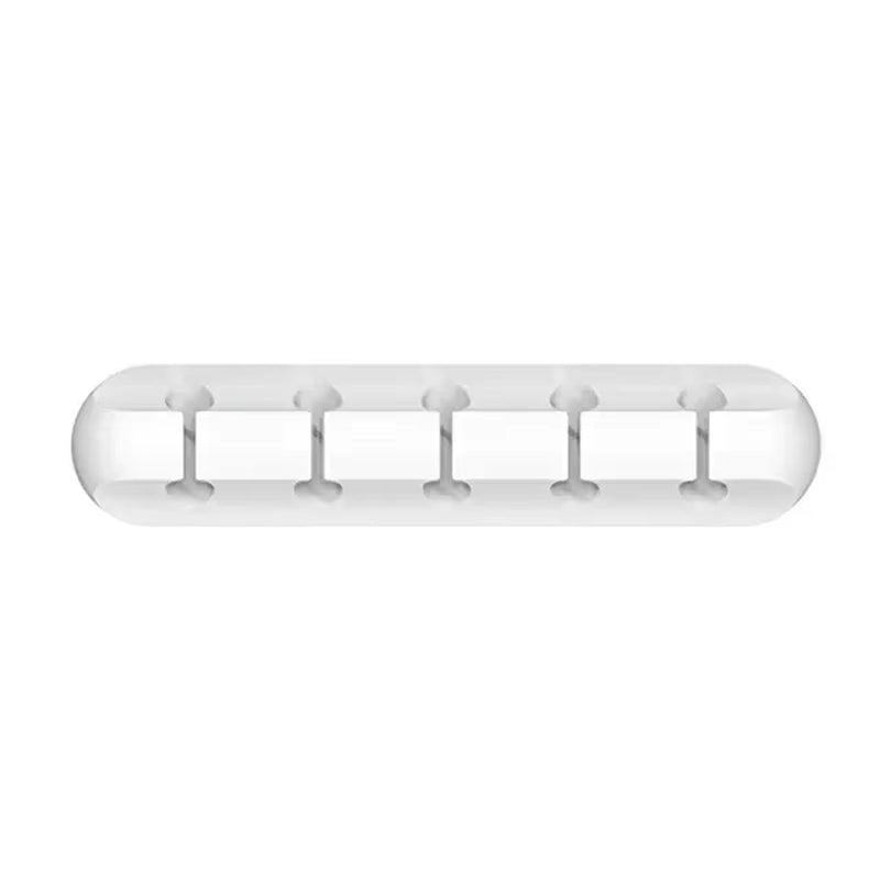 Silicone USB Cable Management Clips - Self-Adhesive Organizer for Mouse, Keyboard, Headset, and iPhone Cords